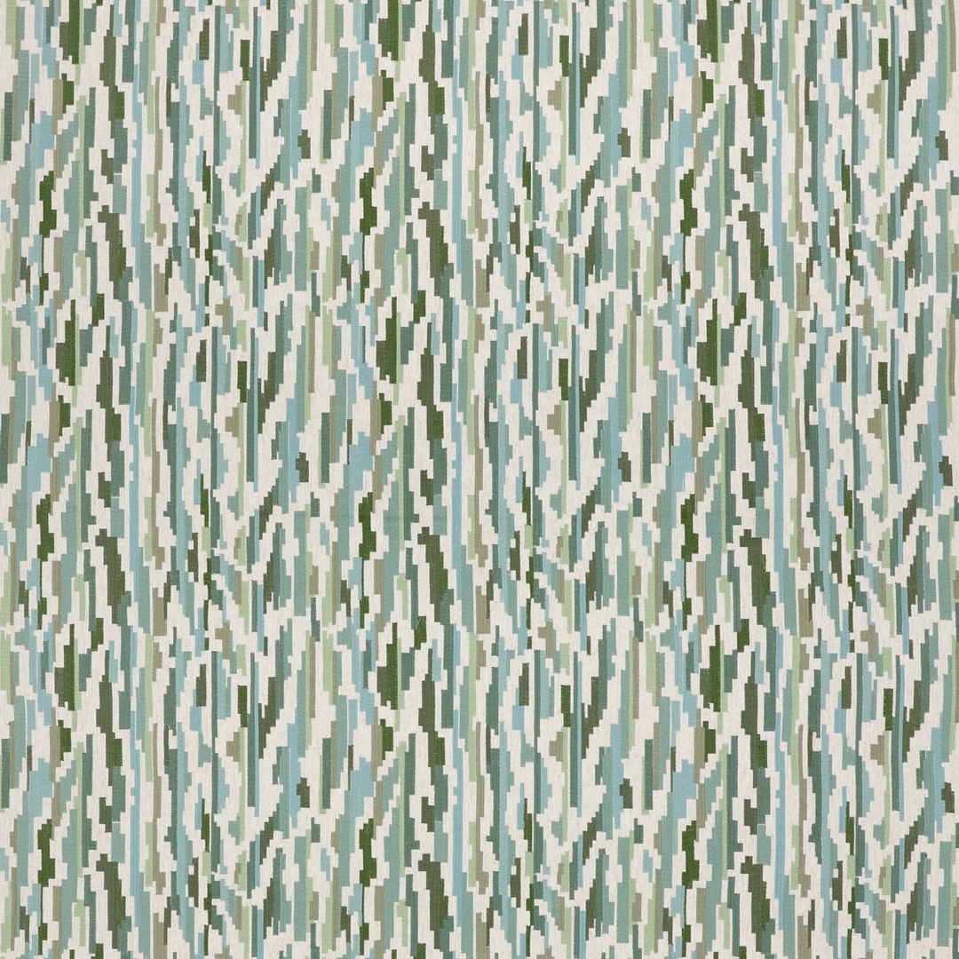 Nuru Embroidery - Aloe / Powder / Forest