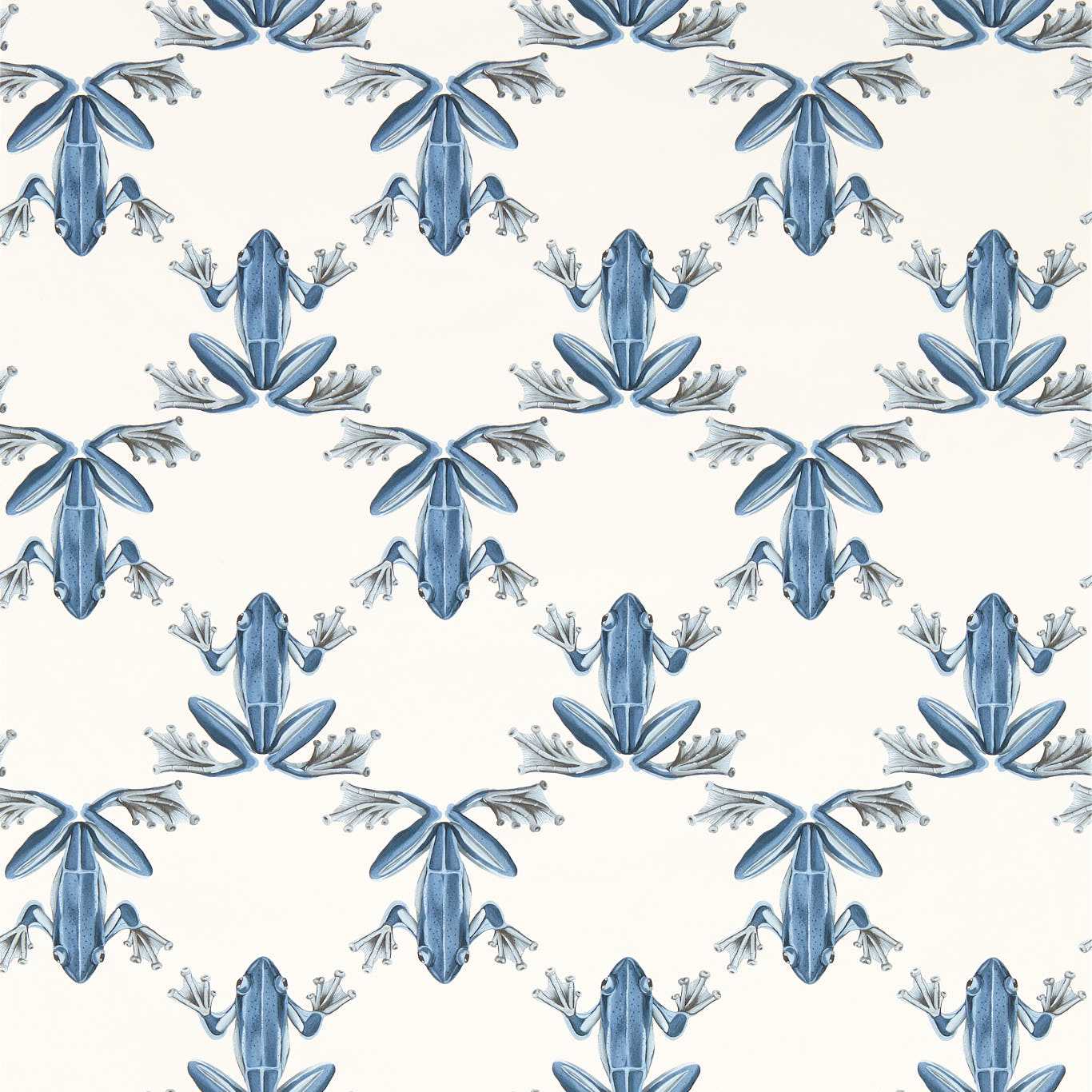 Wood Frog Wallcovering - Wild Water / Chalk