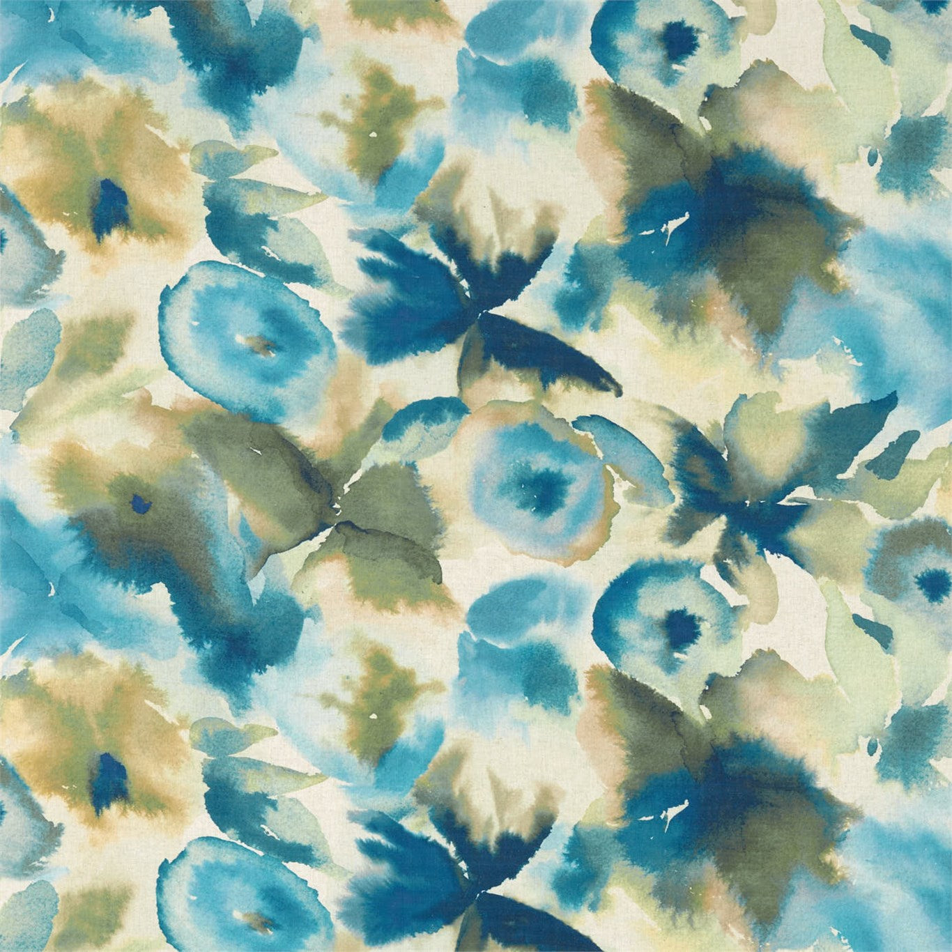 Flores - Sky / Emerald / Zest