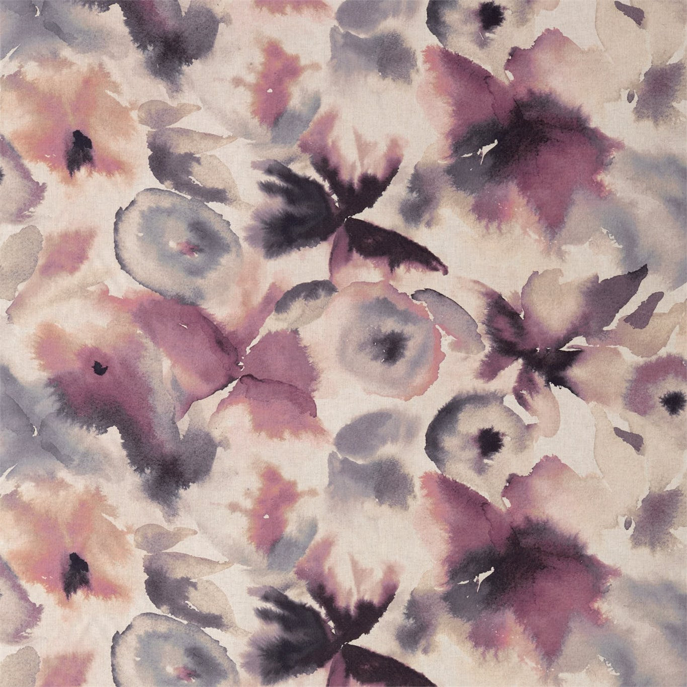 Flores - Damson / Viola / Blush