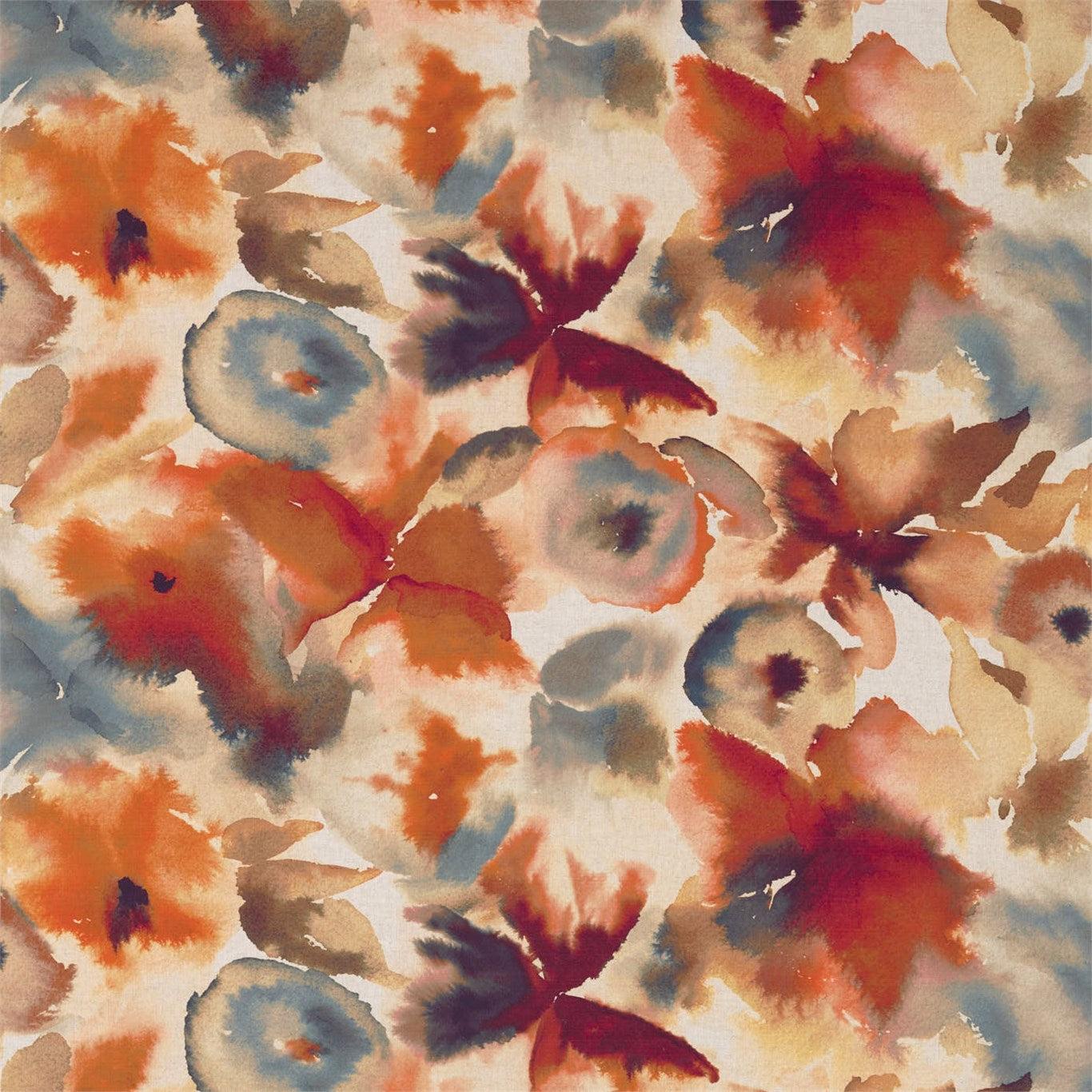 Flores - Rust / Ruby / Nordic Blue