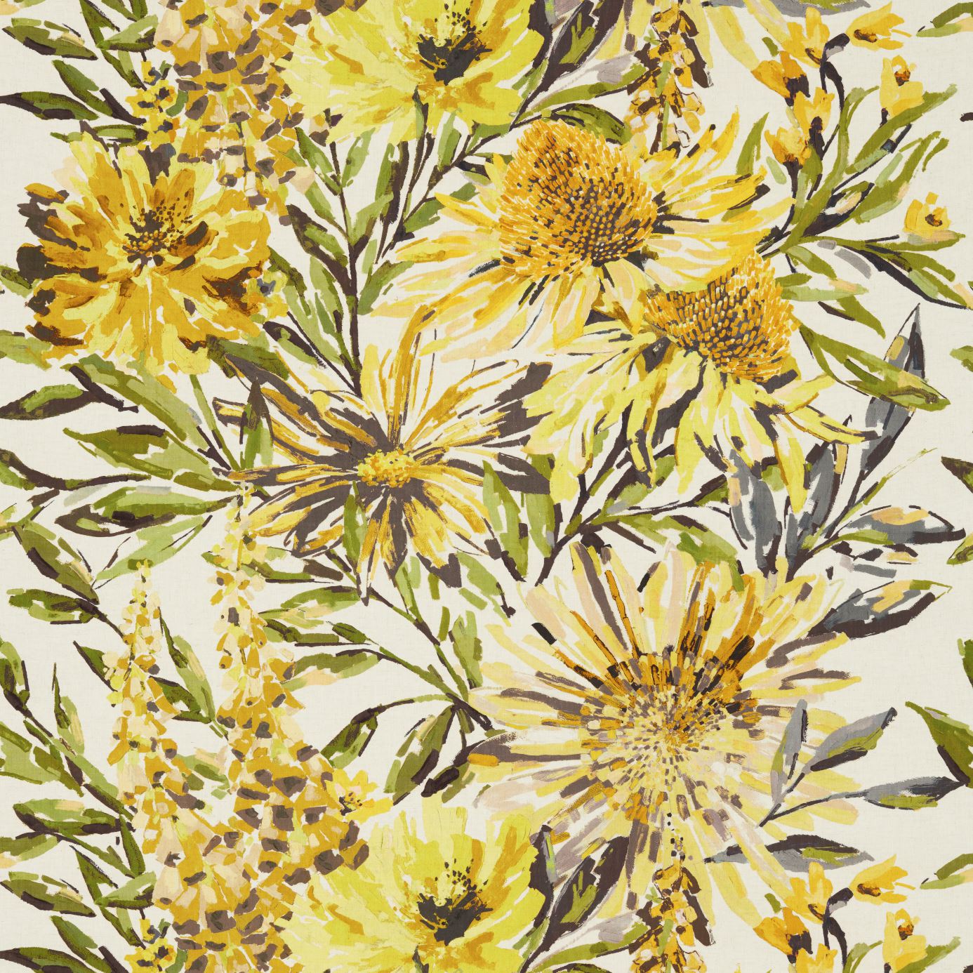 Floreale - Maize / Mustard / Sage