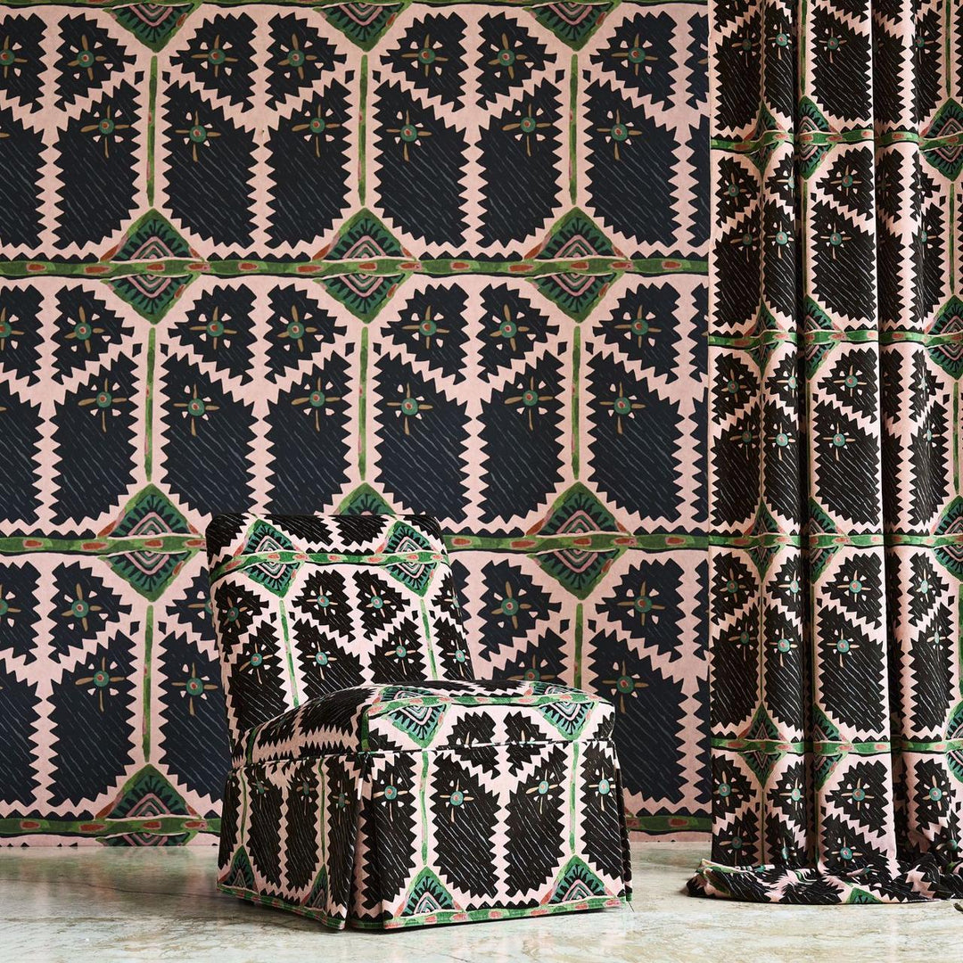 Brocha - Blush / Charcoal