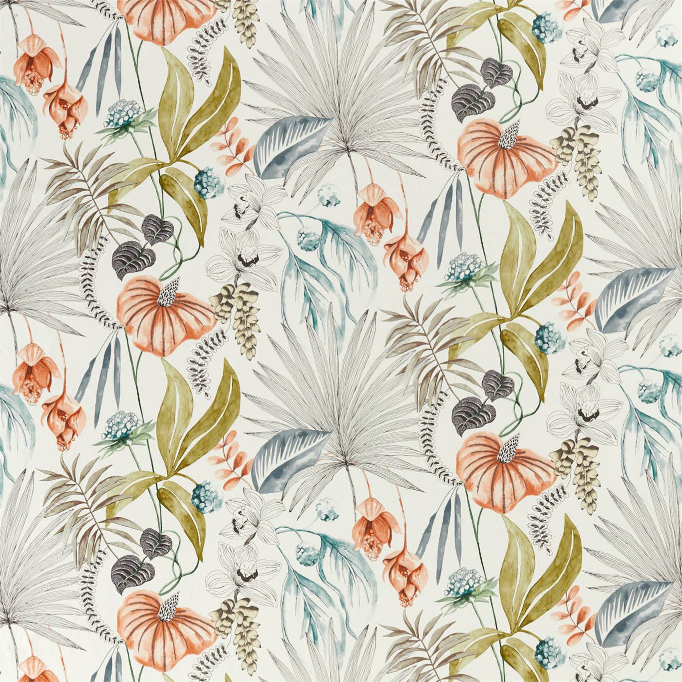 Habanera - Coral/Harbour/Lime