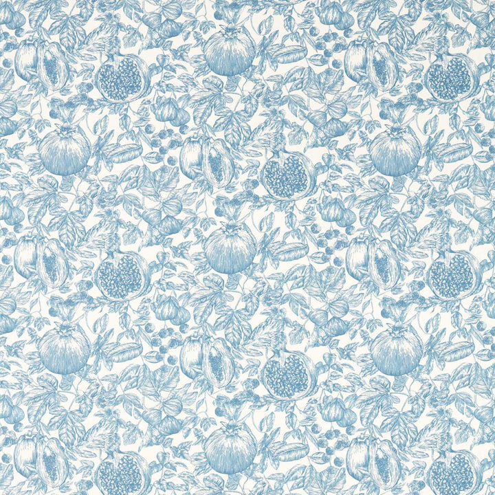 Melograno Fabric - Celestial / Fig Blossom