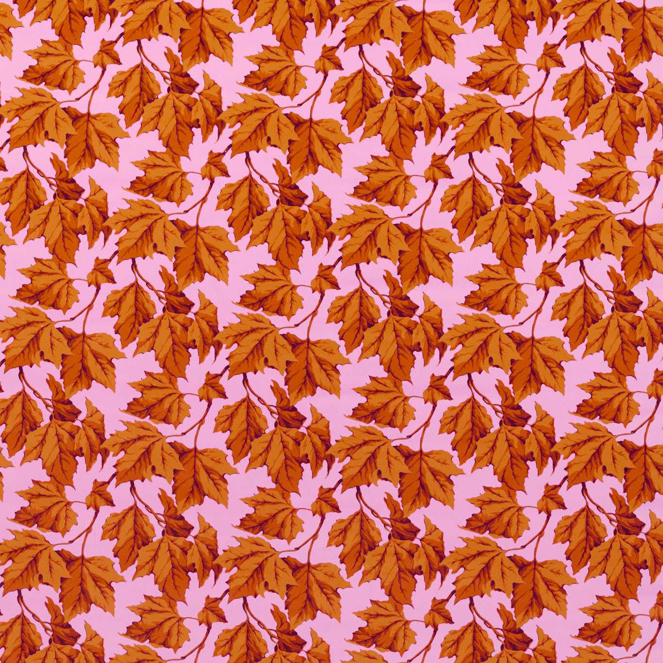 Dappled Leaf - Amber / Rose