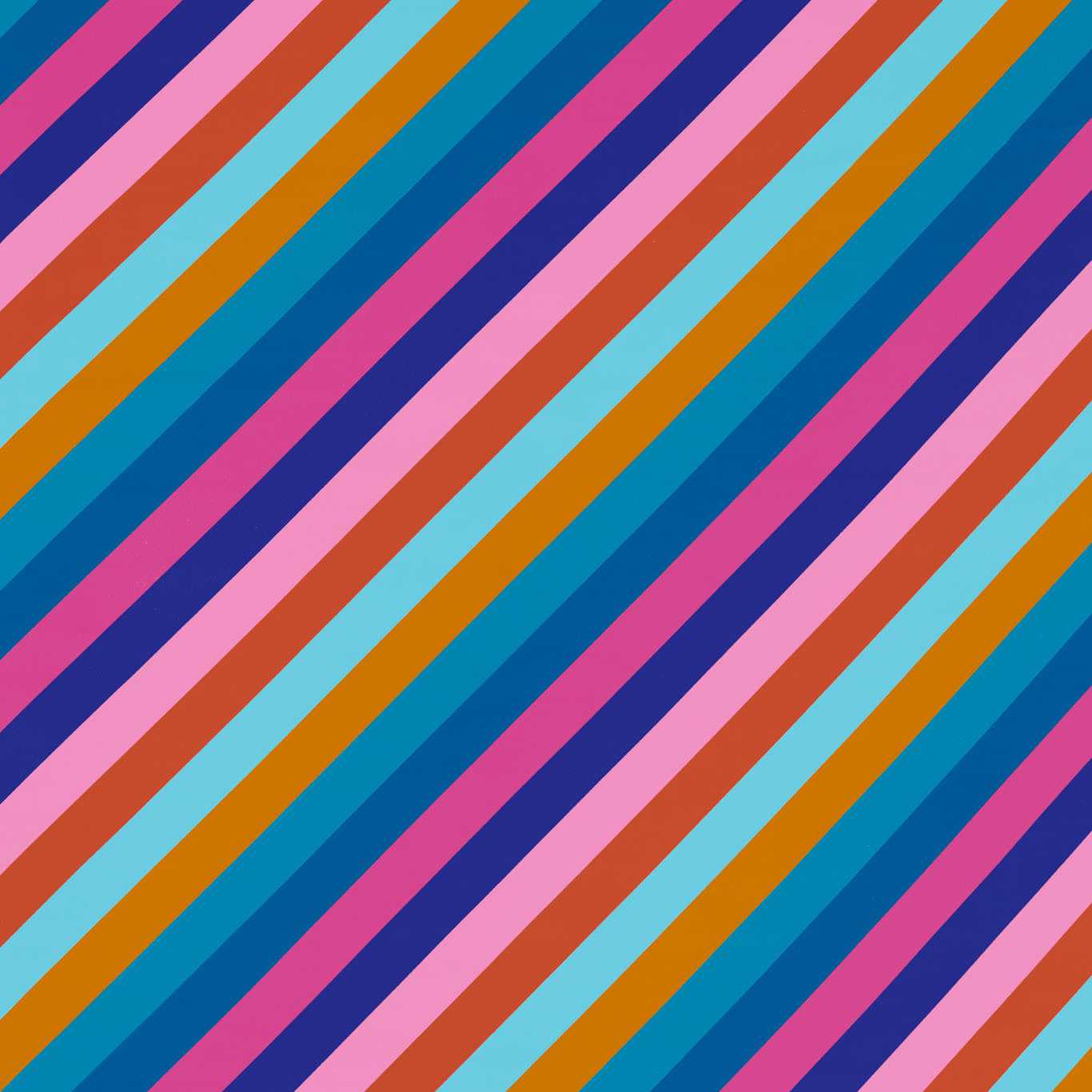 Sherbet Stripe - Lapis / Spinel / Aquamarine