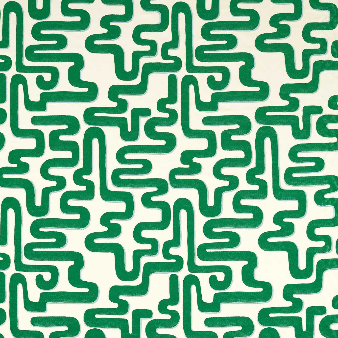 Meander - Emerald / Aquamarine