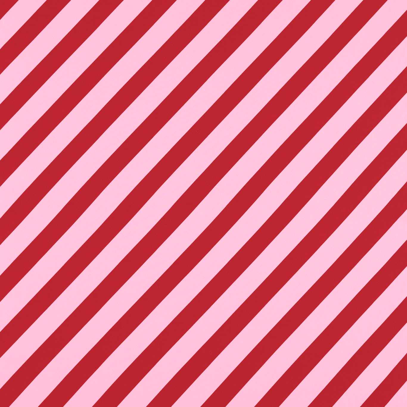 Paper Straw Stripe - Ruby / Rose