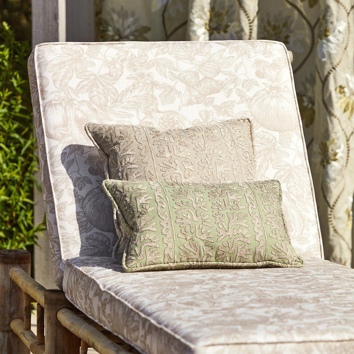 Melograno Fabric - Forest / First Light