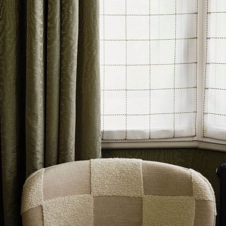 Blenets Check Sheer - Chocolate