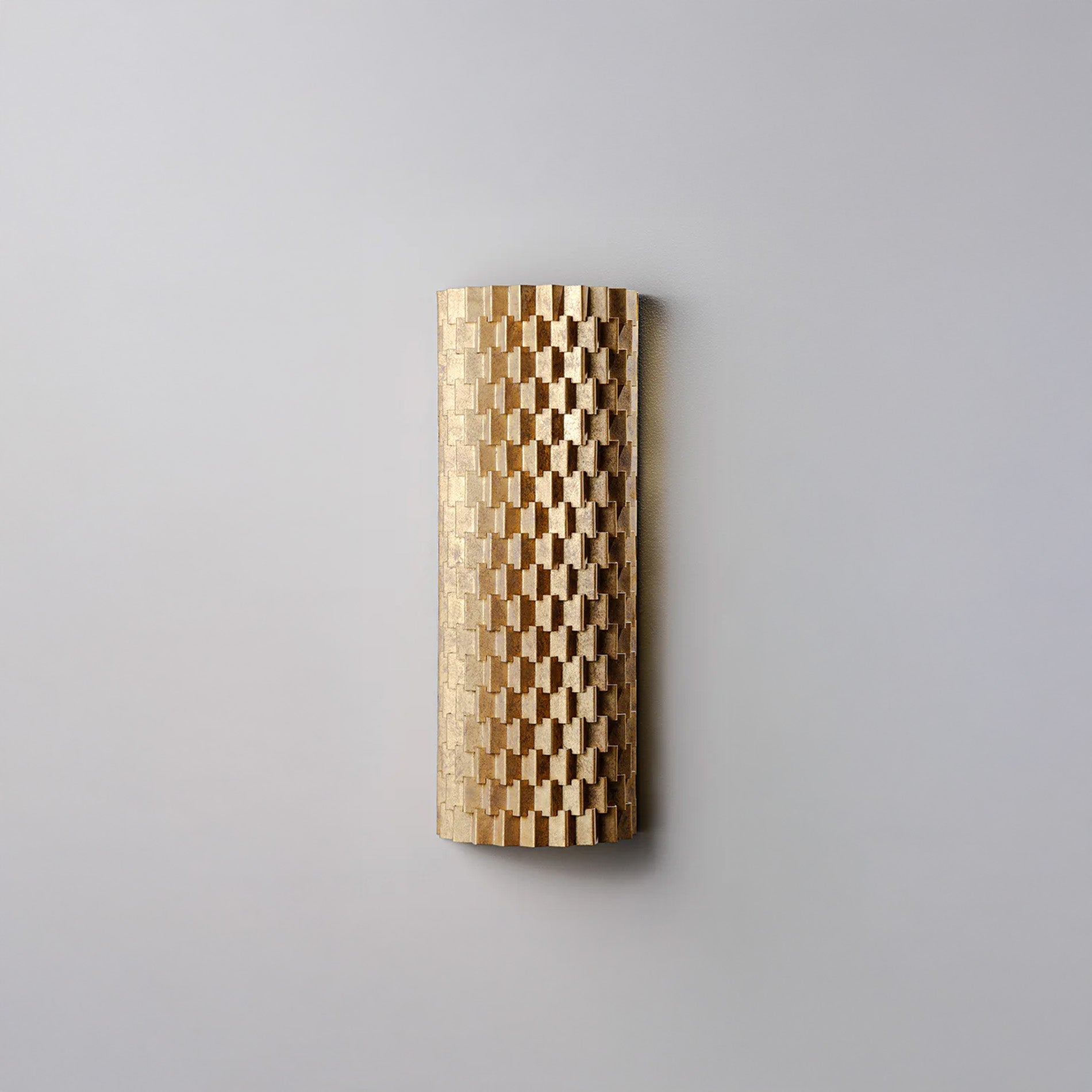 Large Escher Wall Light - Decayed Gold
