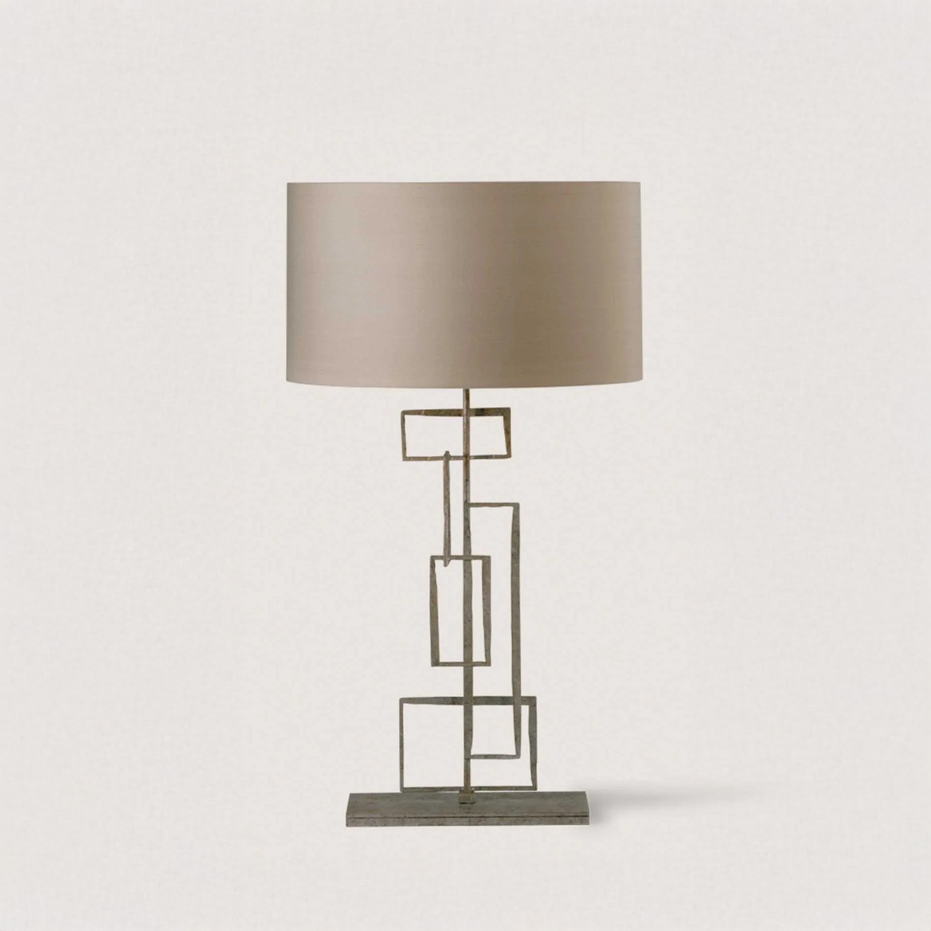 Large Salperton Lamp - Decayed Silver
