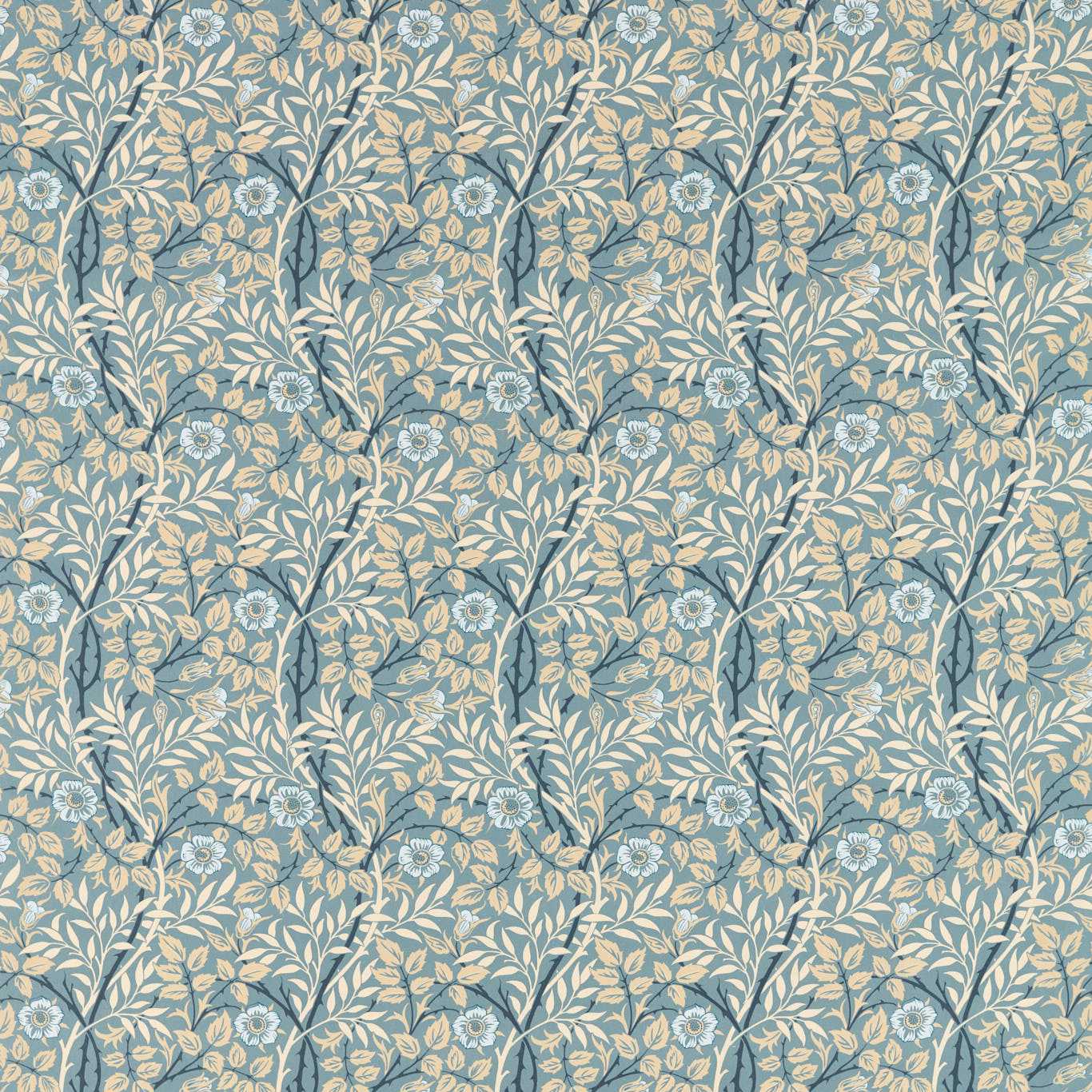 Sweet Briar - Mineral / Linen