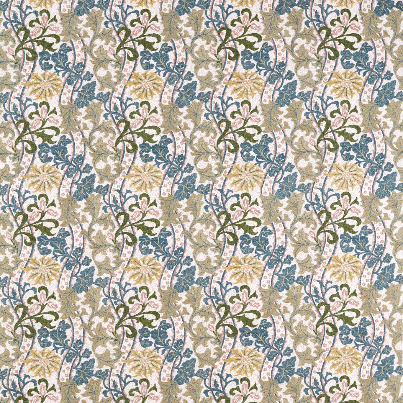 Cornflower Embroidery - Lemon / Nettle