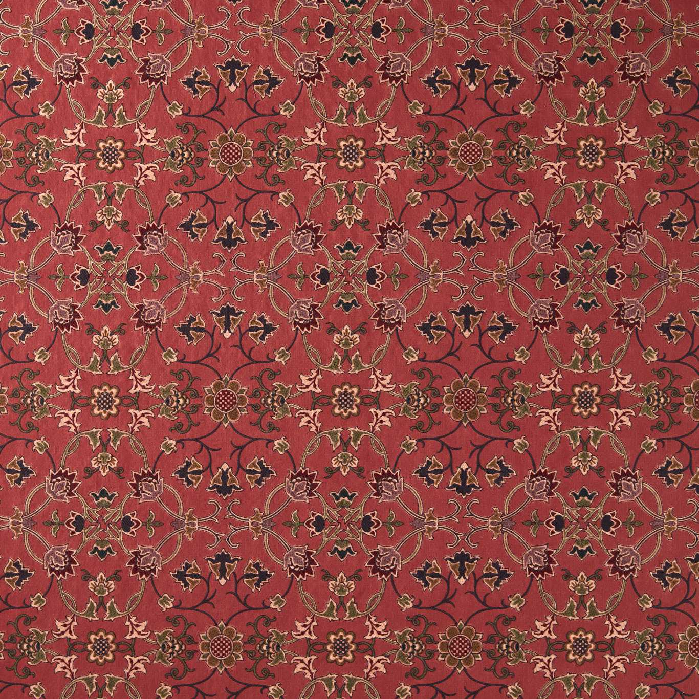 Persian Scroll Embroidery - Plum