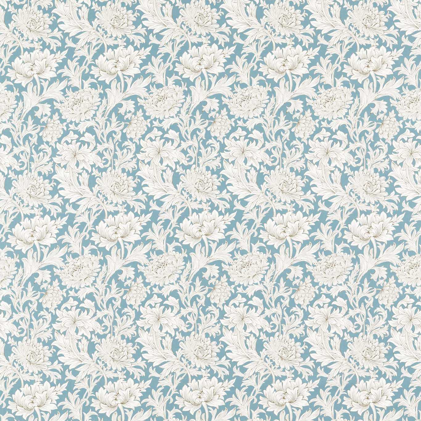 Chrysanthemum Toile - Slate