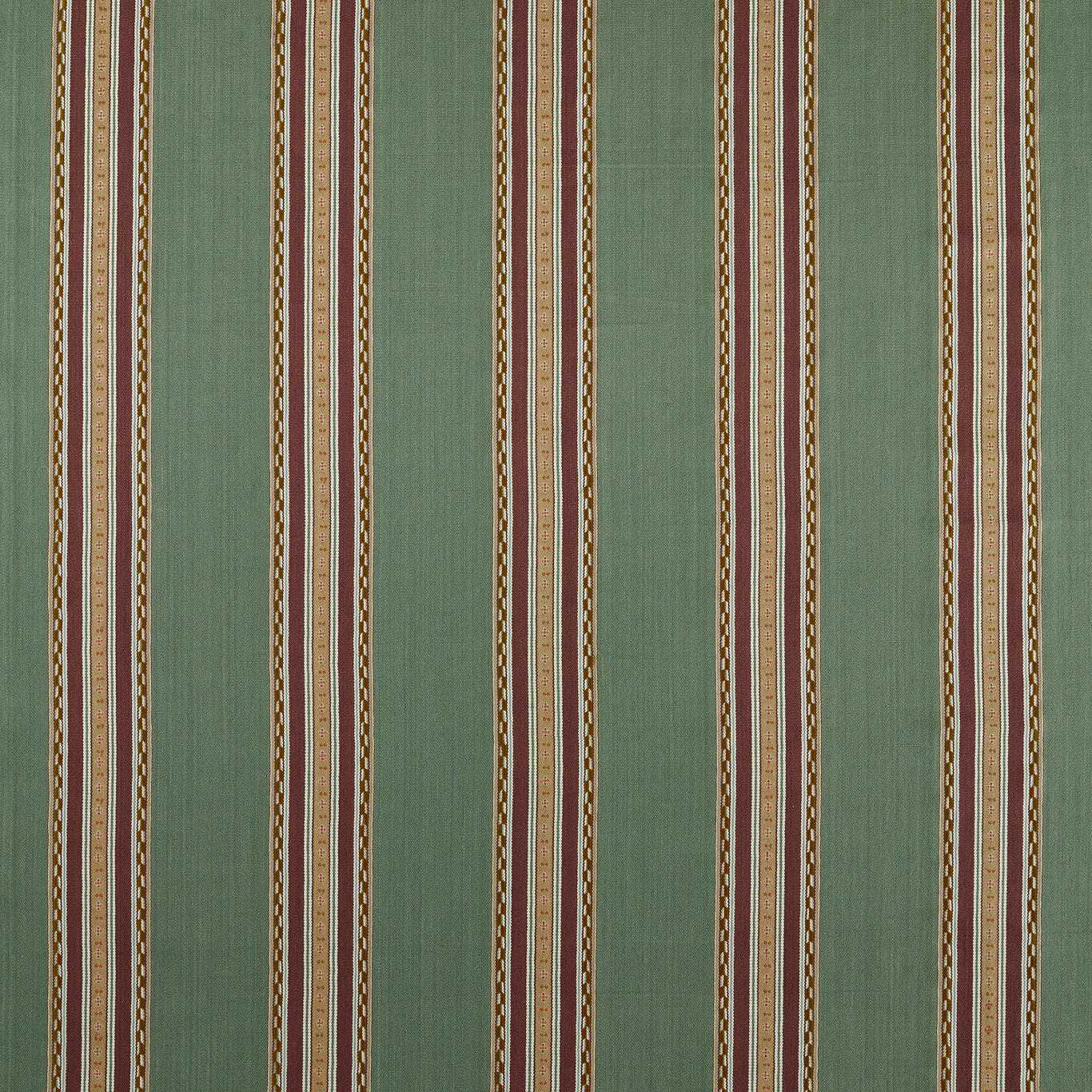 Pimlico Stripe - Teal / Mulberry