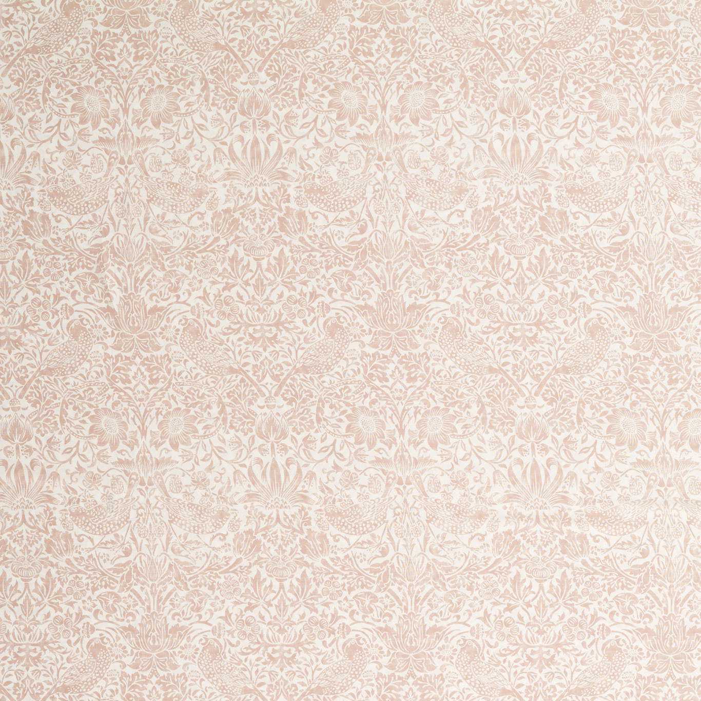 Pure Strawberry Thief Sheer WW - Blush