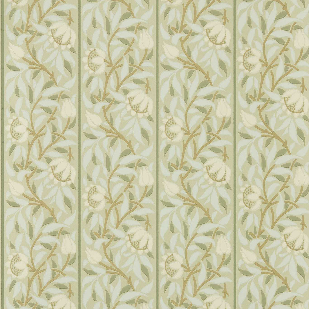 Peony Trellis - Sage Wallpaper