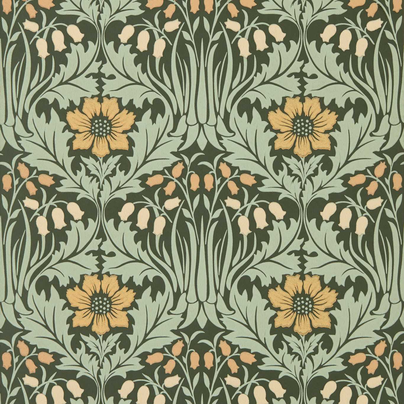 Woodbell & Anemone - Bayleaf / Manilla Wallpaper