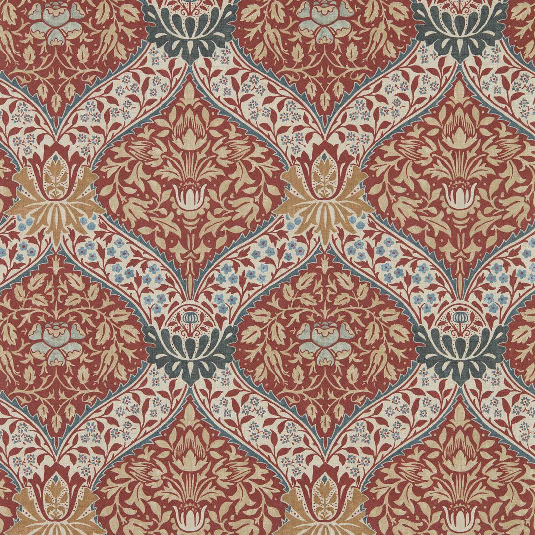 Norbury - Slate / Madder Wallpaper