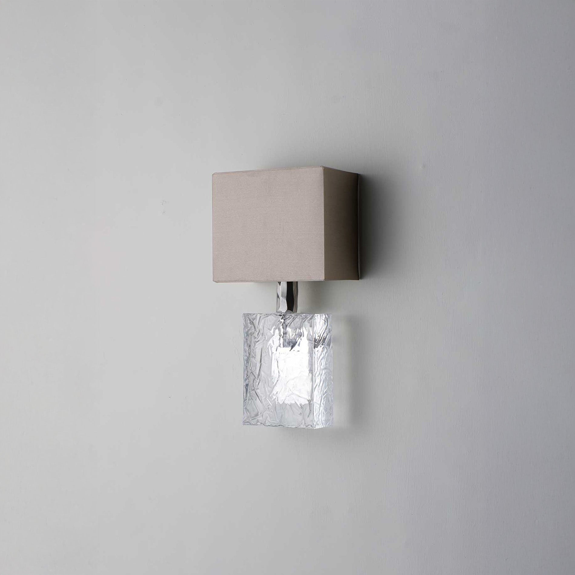 Marlin Bathroom Wall Light - Perspex - Nickel