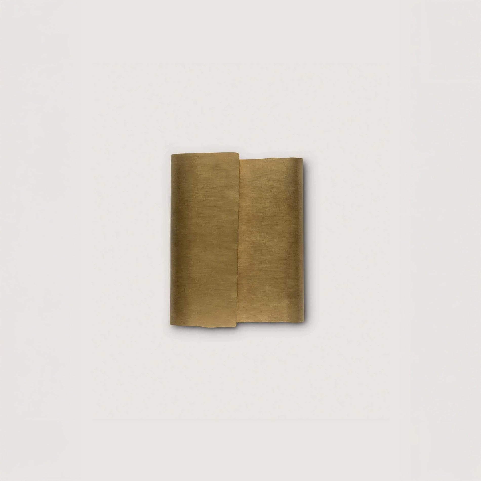 Metal Curl Wall Light - French Brass