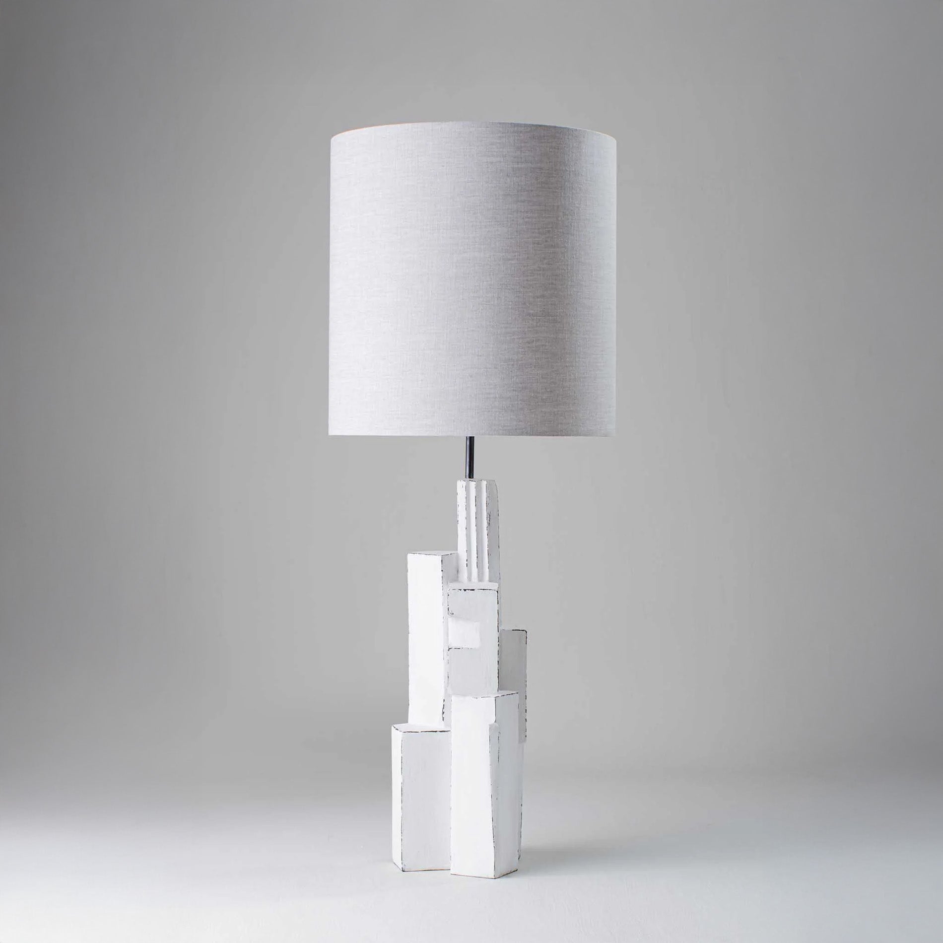 Metropolis Lamp - Scruffy White