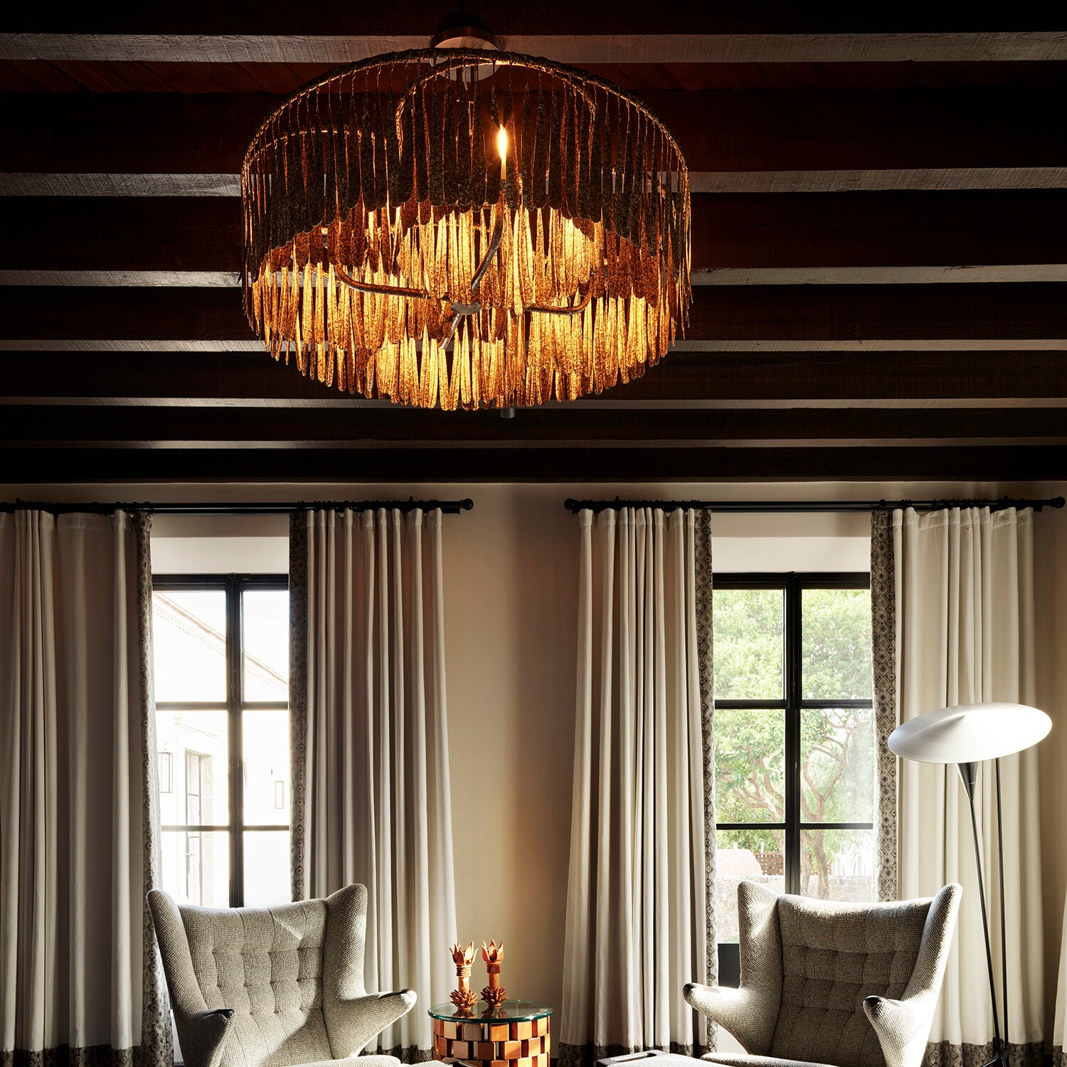 Midas Single Tier Short Drop Chandelier, Four Lights