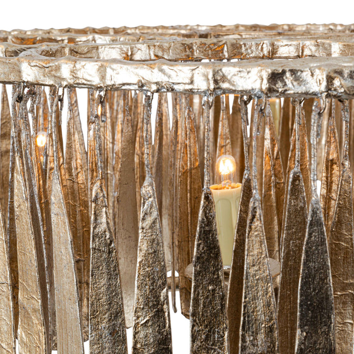 Midas Single Tier Short Drop Chandelier, Eight Lights