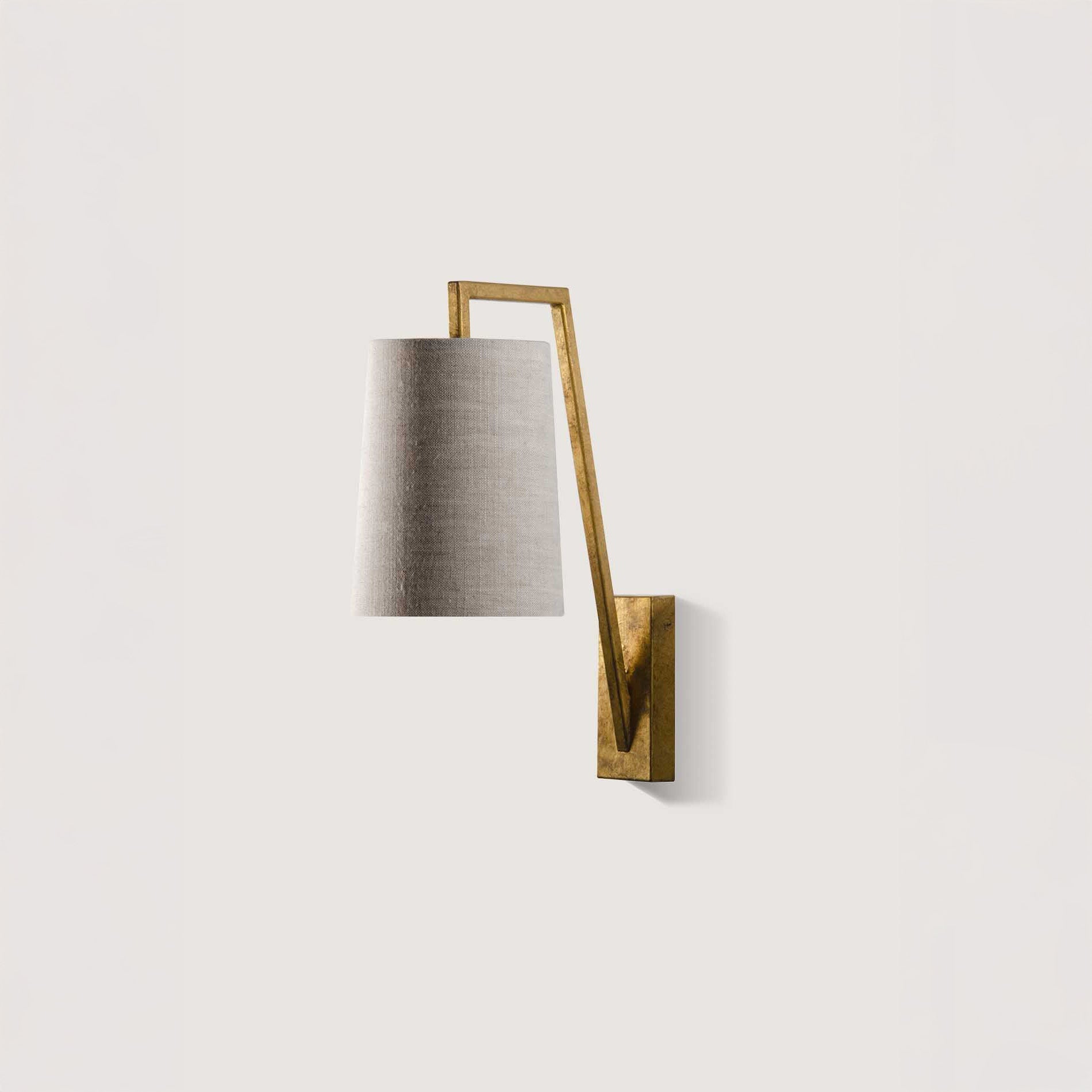 Monty Junior Wall Light - White Gold
