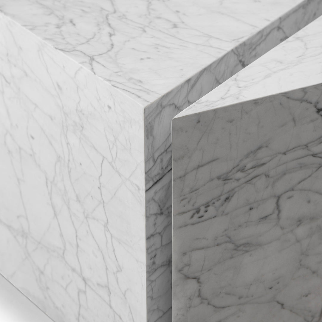 Wedge Tables - Calcatta Marble