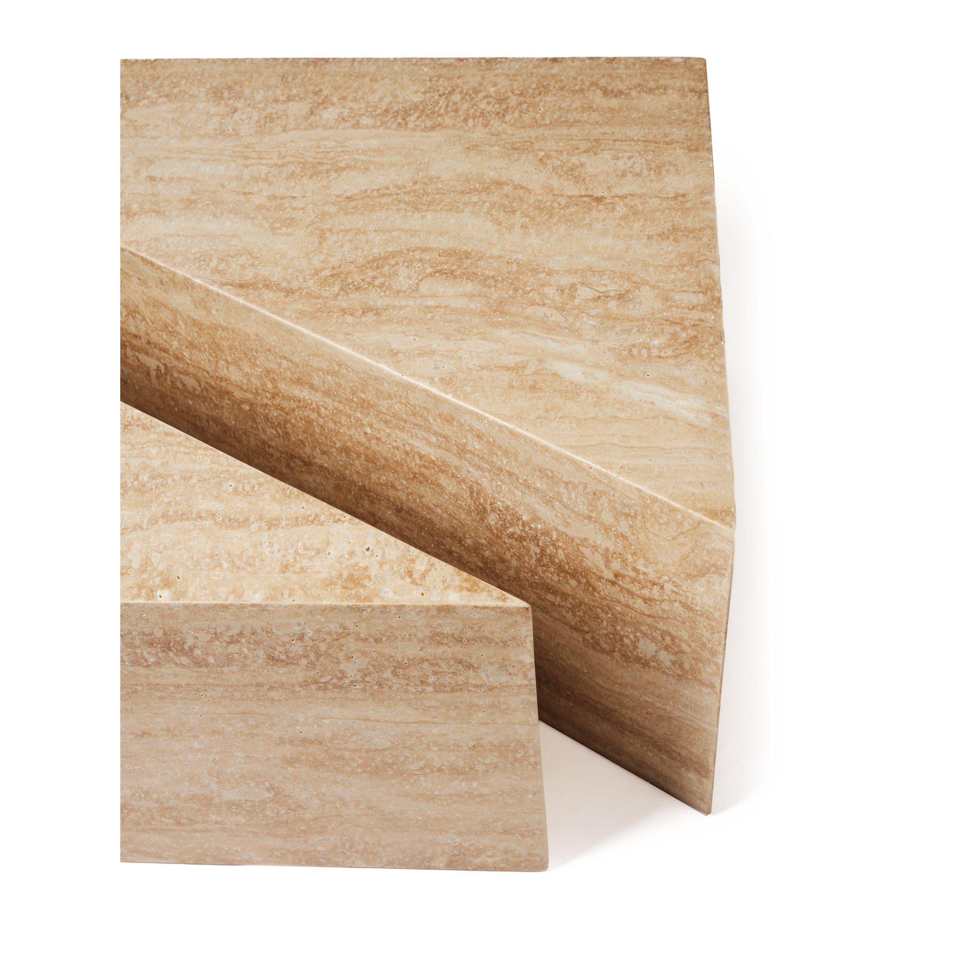 Wedge Tables - Travertine