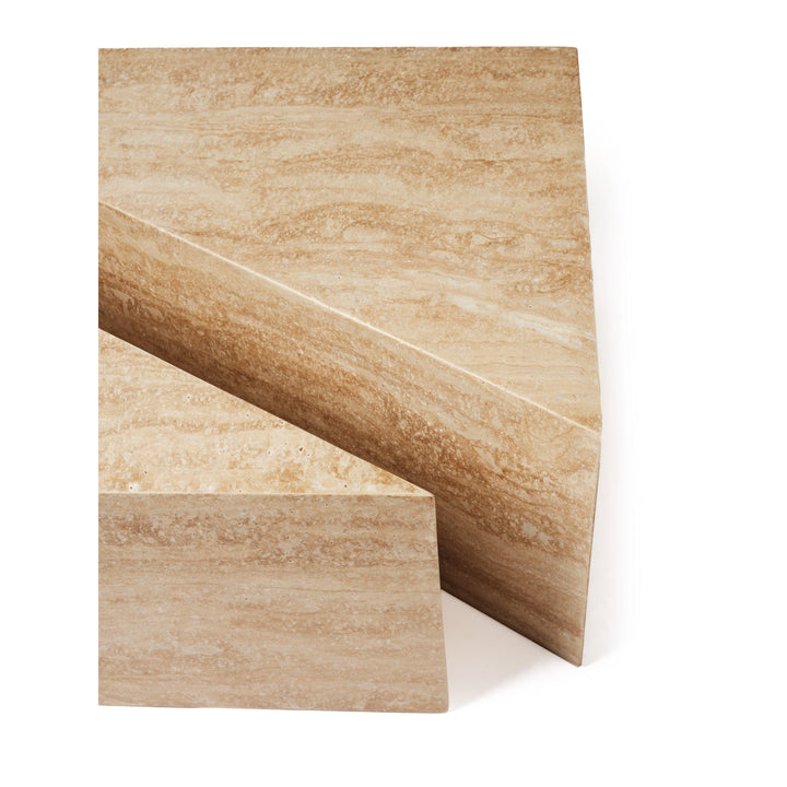 Wedge Tables - Travertine