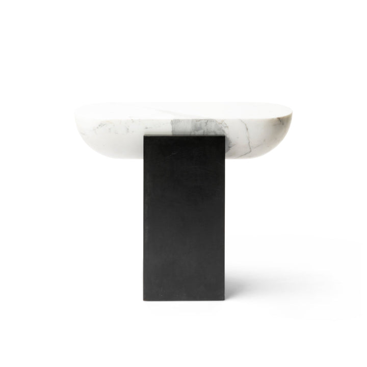 Pill Drink Table Marble / Steel