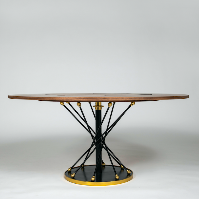 The Dominique Adjustable Cocktail / Dining Table