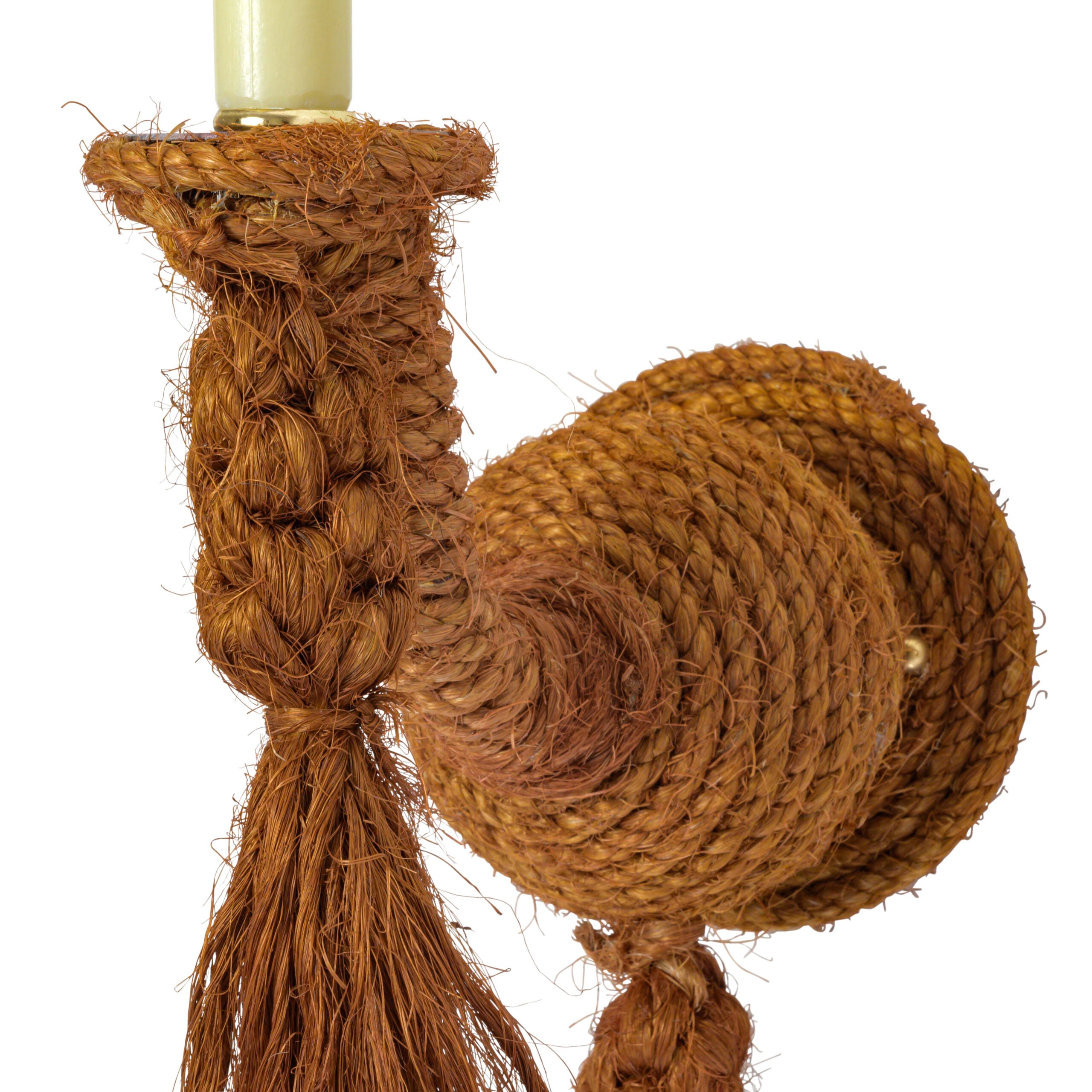 Single Light Rope Sconce