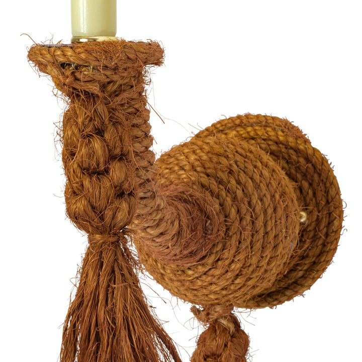 Single Light Rope Sconce