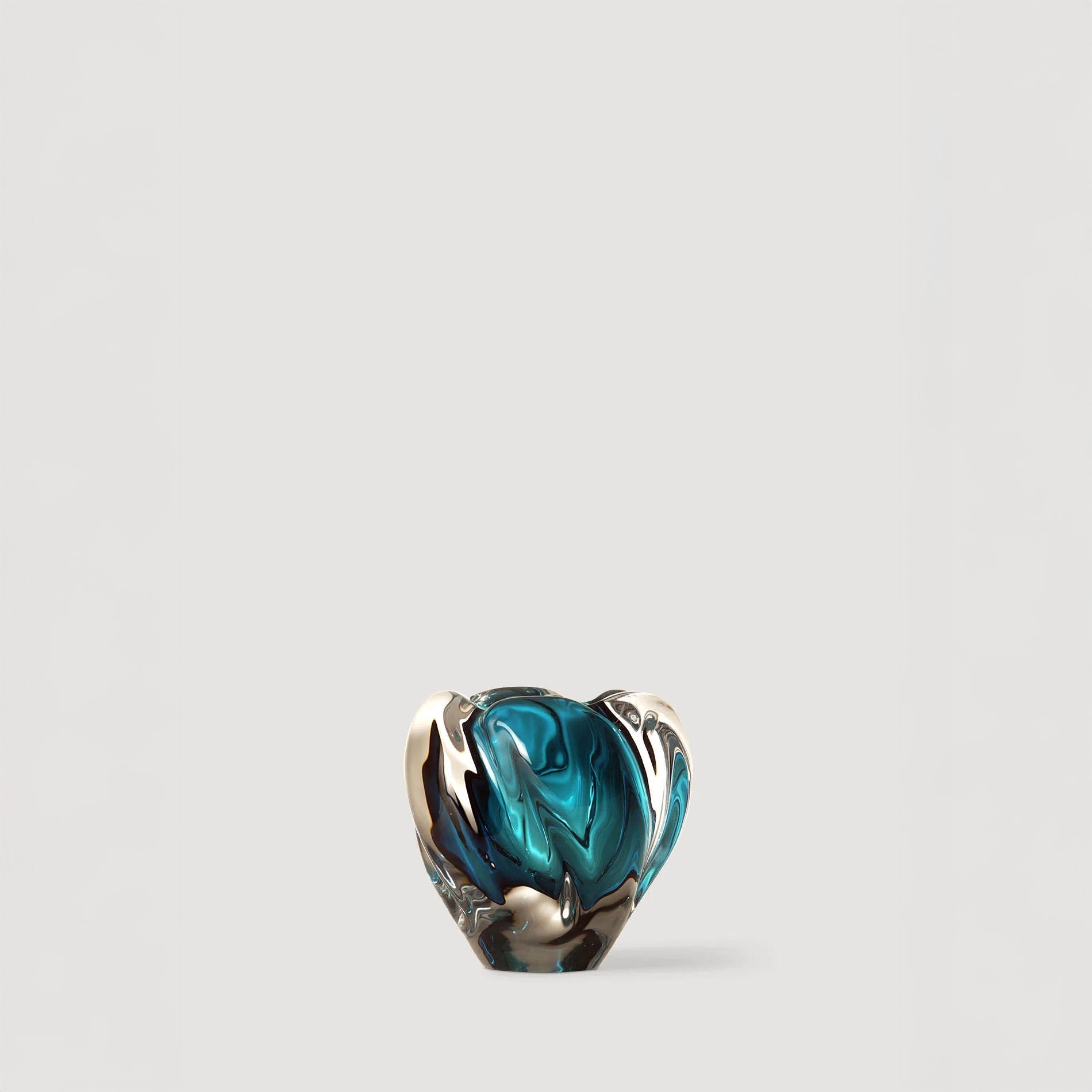 Small Peony Vase - Turquoise