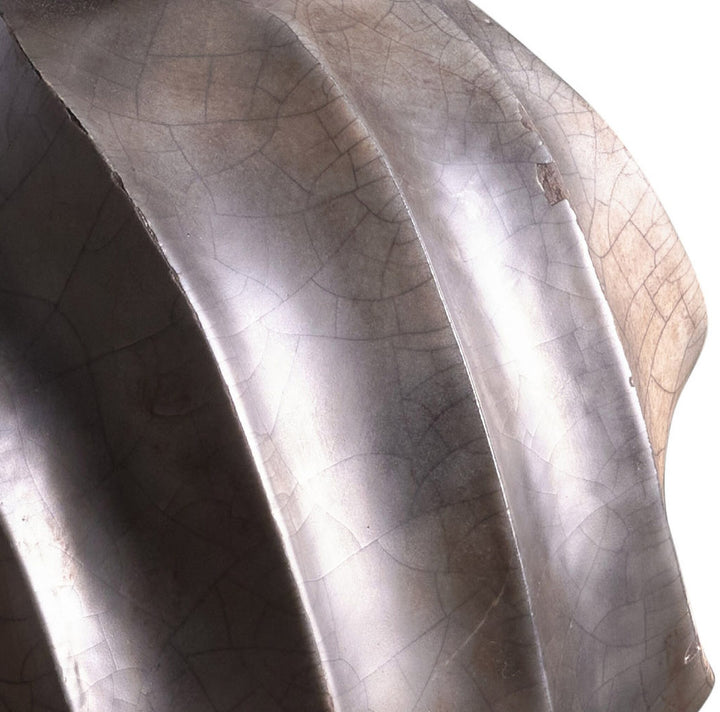 Serra Oval Table Lamp - Platinum