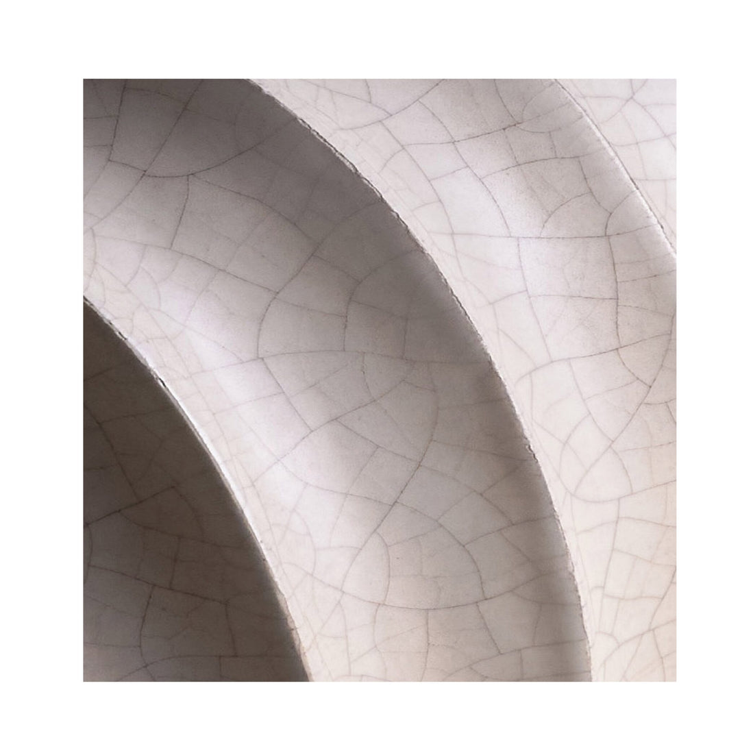 Serra Oval Table Lamp - White