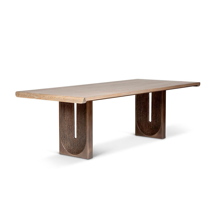 Cloister Dining Table - Bronze Base