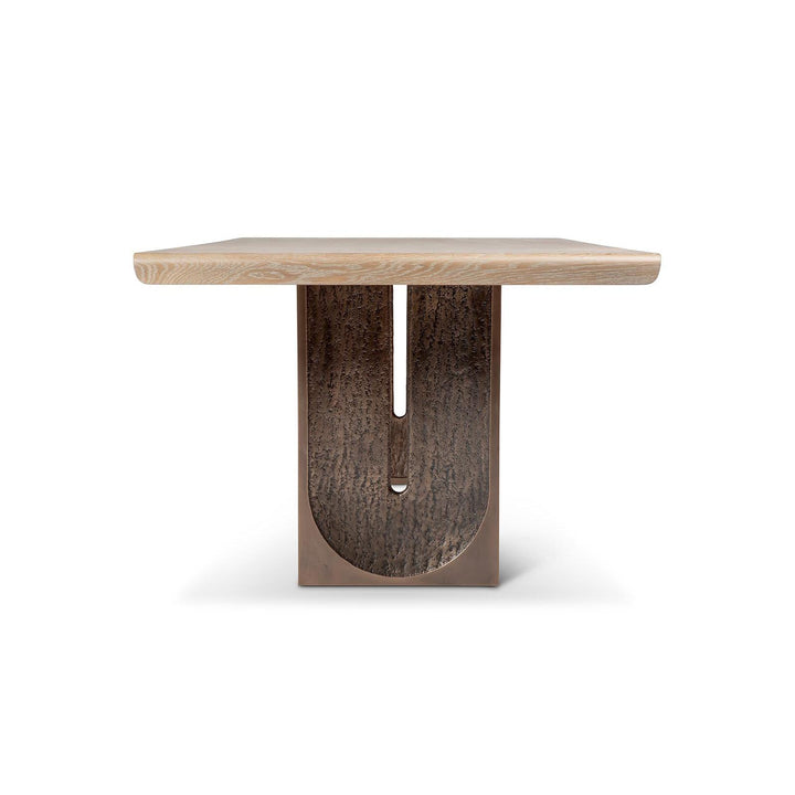 Cloister Dining Table - Bronze Base