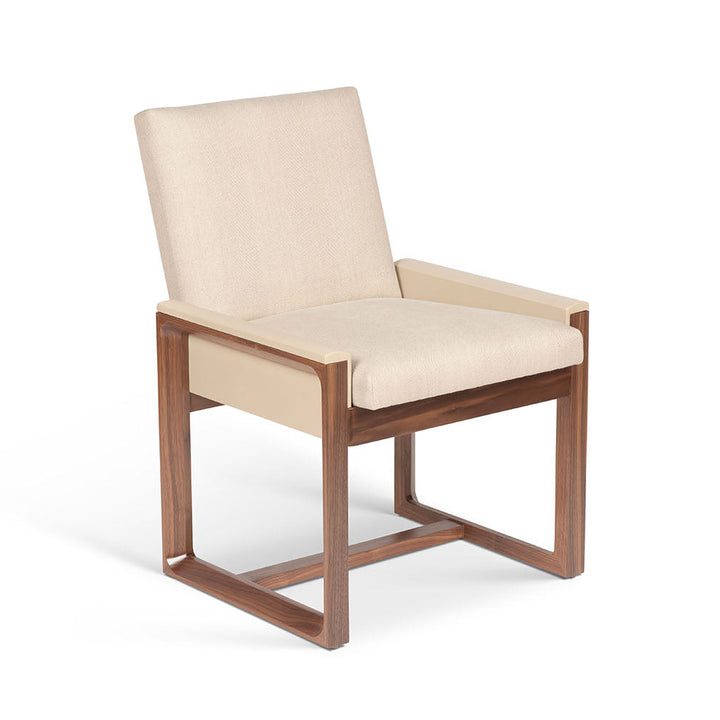 Seville Side Chair - Leather Wrapped Sides