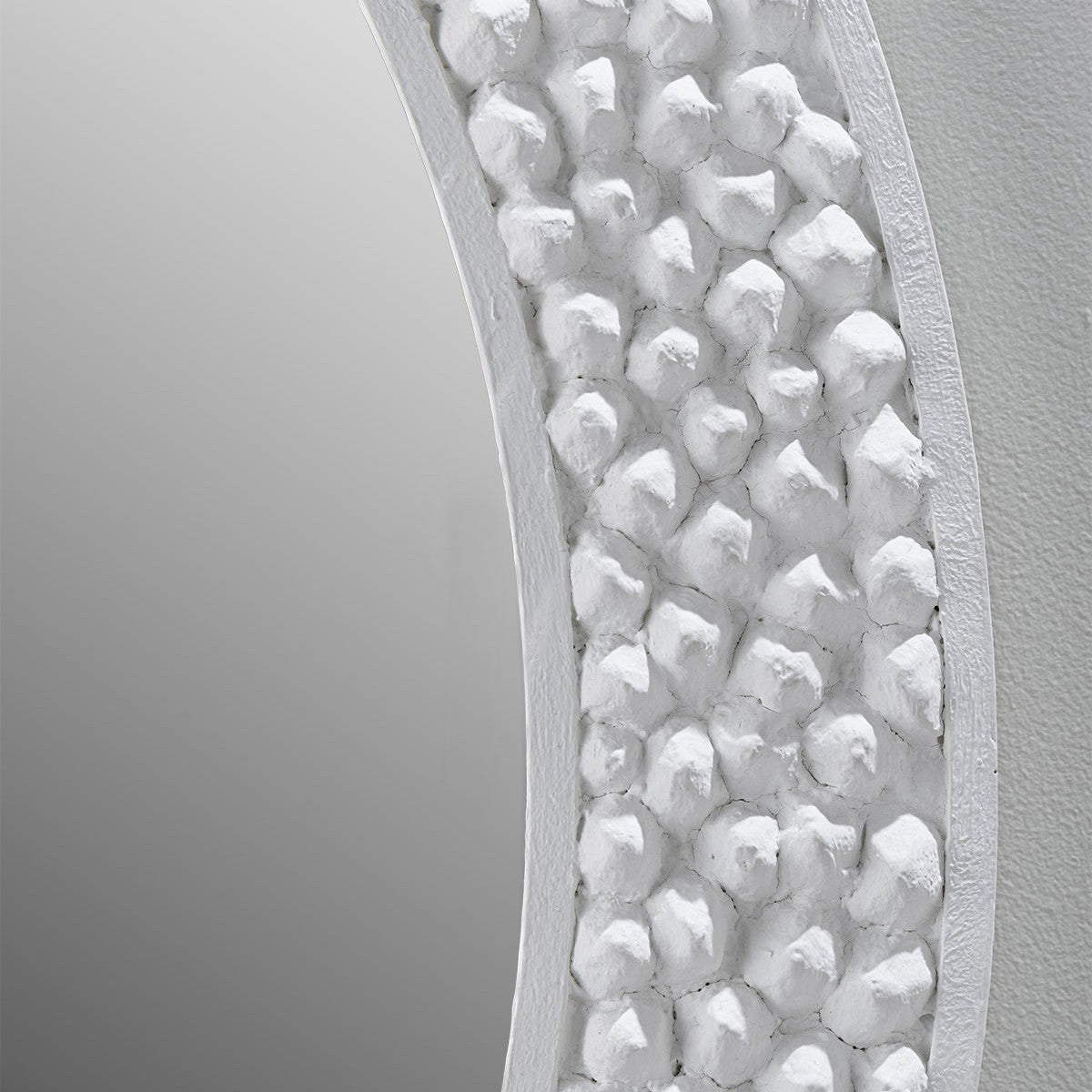 Casaubon Mirror - Plaster White