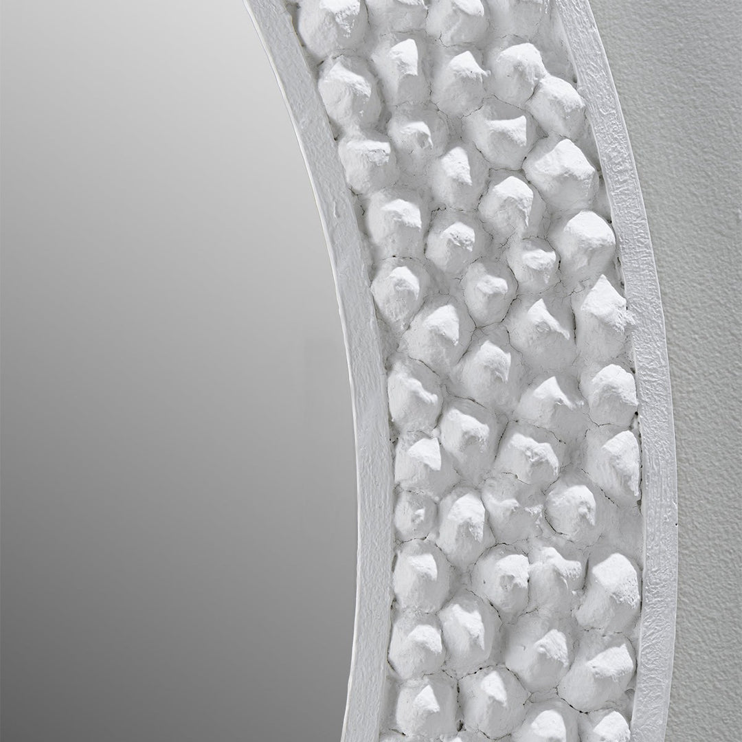 Casaubon Mirror - Plaster White