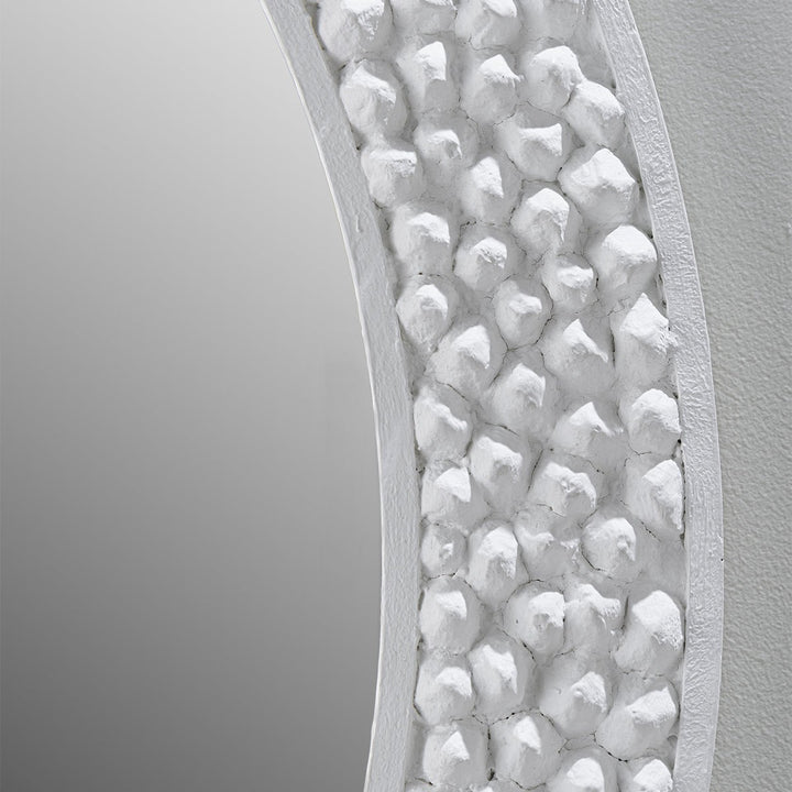 Casaubon Mirror - Plaster White