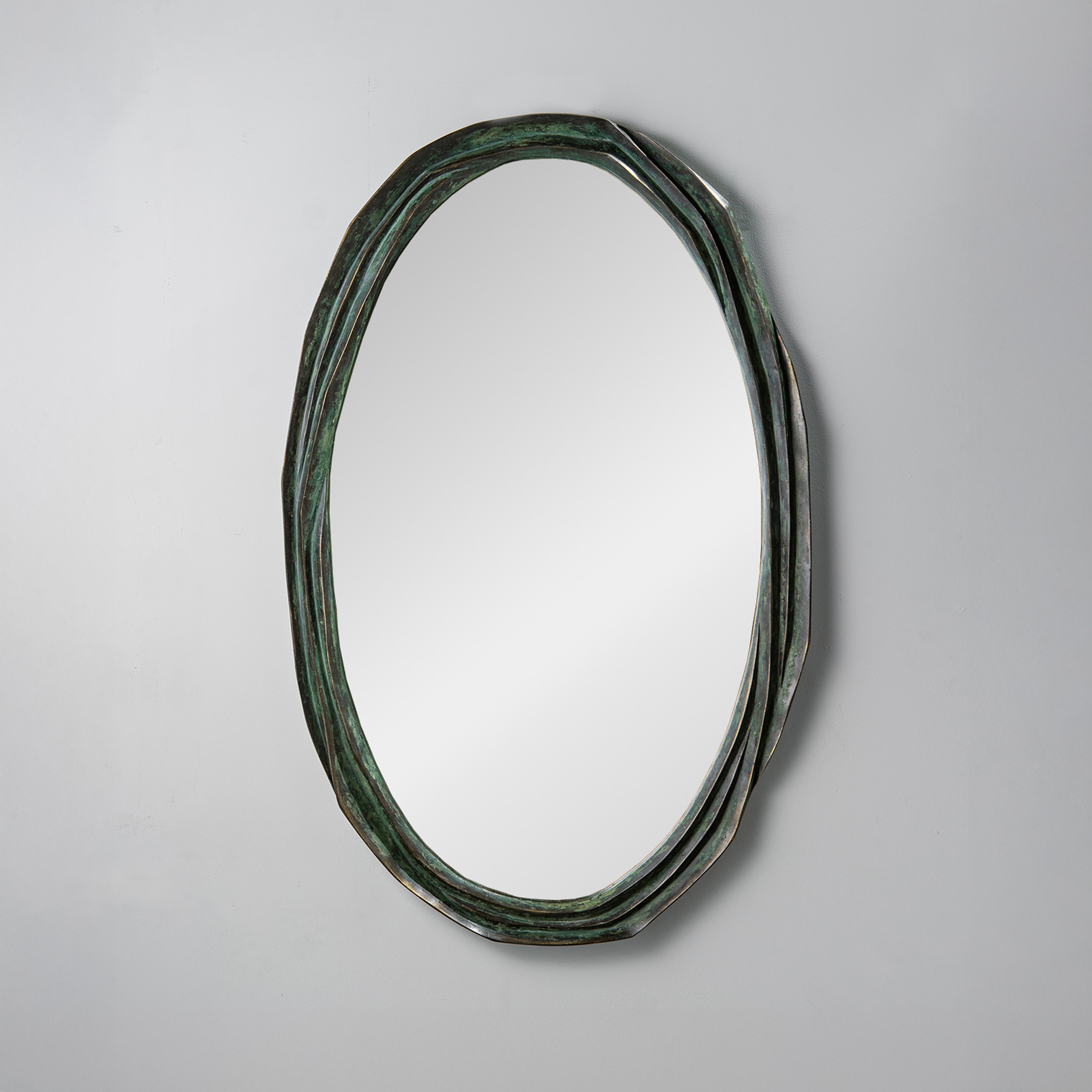 Teatro Mirror - Gilted Verdigris