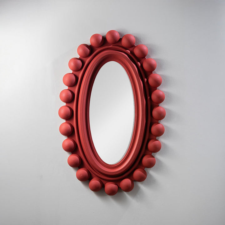 Zande Mirror - Indian Red